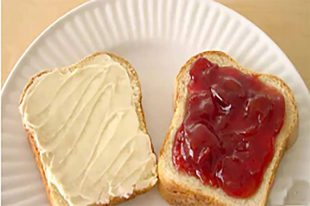 toast butter jam